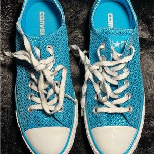 Converse Women's Turquoise Lace Sneakers